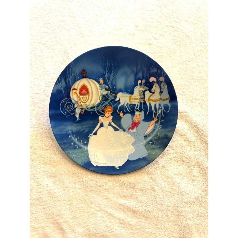 VTG 1988 Knowles Disney Cinderella Bibbidi-Bobbidi-Boo Collector Plate 13013H